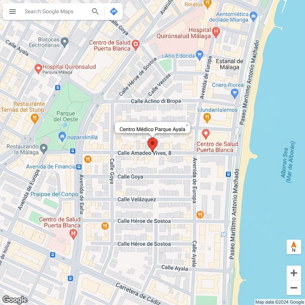 Mapa de ubicación - Centro Médico Parque Ayala